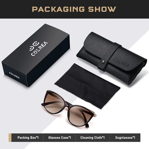 Women Cat Eye Sunglasses for Women Fashion Cateye UV400 Protection CL22017 - Picture 6 of 6